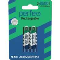 Аккумулятор Perfeo R6 2500mAh Ni-Mh BL 2/60