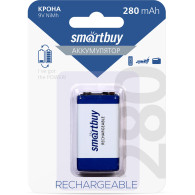 Аккумулятор SmartBuy 6F22 280mAh BL 1/25/200
