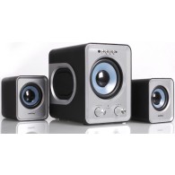 Колонки SmartBuy 2.1 Buzz , 5Вт, USB, черно-серые SBA-2600