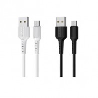 Кабель USB - microUSB Borofone BX16 1м 2А ПВХ