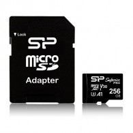 Карта памяти microSDHC Silicon Power 256Gb Class 10 Superior Pro с адаптер