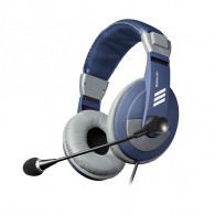 Наушники Defender Gryphon 750 с микрофоном, кабель 2м (63748) синие