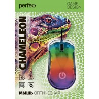 Мышь Perfeo Chameleon USB, RGB подсветка 6цв. PF_B4904