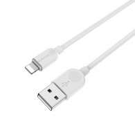 Кабель USB- lightning Borofone BX14 3м (2A) ПВХ