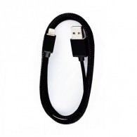 Кабель USB- lightning SmartBuy 1,2м хлопок+металл (iK-512met)