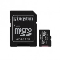 Карта памяти microSDHC Kingston 128Gb Class10 CanvasPlus A1 (100Mb) с адап