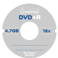 Диск DVD+R SmartBuy 4.7Gb 16x Bulk 1/100/600