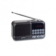 Радиоприемник Perfeo Aspen (USB/FM/акб18650) серый PF_B4060