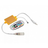 Контроллер для гибкого неона General RGB 220V 1200W IP67 ИК-пульт 512115