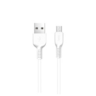 Кабель USB - microUSB 1м Hoco X20 2А/10W, силикон, белый Кабель USB - microUSB 1м Hoco X20 2А/10W, силикон, белый