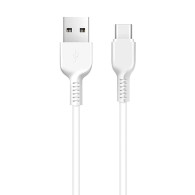 Кабель USB - Type-C 1м Hoco X20 2,4А/12W, ПВХ, белый Кабель USB - Type-C 1м Hoco X20 2,4А/12W, ПВХ, белый