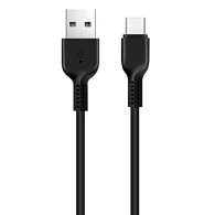 Кабель USB - Type-C 1м Hoco X20  2,4А/12W, ПВХ, черный
