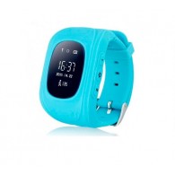 Смарт-часы детские с GPS трекером Q50 (голубые)