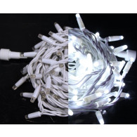 Уличная гирлянда "Нить" LED, 4,2м, белая, мерц.хол.бел, бел.шнур(утолщенный)