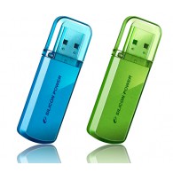 Флэш-диск Silicon Power 16GB USB 2.0 Helios 101 зеленый