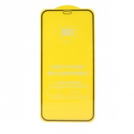 Защитное стекло 9D для iPhone 12 Mini черное (тех.уп)