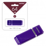 Флэш-диск SmartBuy 64GB USB 2.0 Quartz фиолетовый