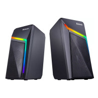 Колонки Defender 2.0 Stellar, 6Вт, USB, LED подсвет., черные 65043