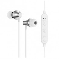 Гарнитура Bluetooth Borofone BE32 Sports (вакуумные наушники) белая