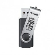 Флэш-диск Fumiko 64GB USB 2.0 Tokyo черный