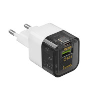 Адаптер сетевой Type-C + USB PD30W / QC3.0 Hoco C131A