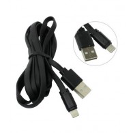 Кабель USB- lightning SmartBuy 2м 2А плоский резин (iK-520r-2)