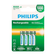 Аккумулятор Philips R03 1000mAh Ni-Mh BL 4/48 предзаряженный