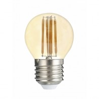 Лампа светодиодная Jazzway PLED OMNI G45 6w E27 4000K Gold прозрачная
