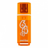 Флэш-диск SmartBuy 64GB USB 2.0 Glossy оранж