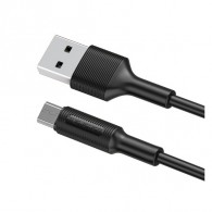 Кабель USB - microUSB Borofone BX1 1м 2,1A силикон