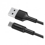 Кабель Am - microUSB Borofone BX1 1м 2,1A силикон