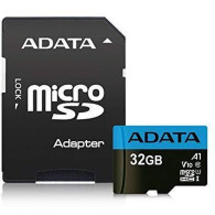Карта памяти microSDHC A-DATA 32Gb Class 10 Premier PRO A1 UHS-1 (100Mb/s) с адаптером Карта памяти microSDHC A-DATA 32Gb Class 10 Premier PRO A1 UHS-1 (100Mb/s) с адаптером