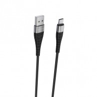 Кабель USB- Type-C Borofone BX32 1м 3А нейлон