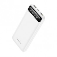 Внешний аккумулятор 10000mAh Borofone BJ14 (2USB/Type-C/Micro) белый