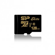 Карта памяти microSDHC Silicon Power 128Gb Class 10 Elite UHS-I с адаптер