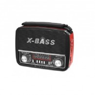 Радиоприемник XB-471 (USB/SD/FM) красный Waxiba (20х14х8см)