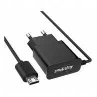 СЗУ SmartBuy + кабель microUSB (1000mAh) SBP-1010 \62