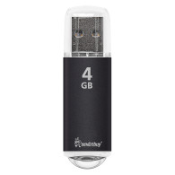 Флэш-диск SmartBuy 4GB USB 2.0 V-Cut черный Флэш-диск SmartBuy 4GB USB 2.0 V-Cut черный