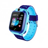 Смарт-часы детские с GPS трекером Q12 (голубые\синие)