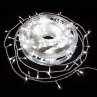 Уличная гирлянда "Нить" 450LED, 46м, белая, бел.шнур, 8 реж., до -30