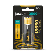 Аккумулятор Li18650 2500mAh 3.7V Jazzway c защитой BL 1/10