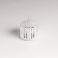 Свеча светодиодная "Мини №1", LED, 3,8*5см, т.бел., (3*LR54, в компл.) Funray 17139