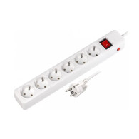 Сетевой фильтр Smartbuy белый (6 роз, 3м, 16А, 3500Вт, заземл.,) SBSP-6-30-W