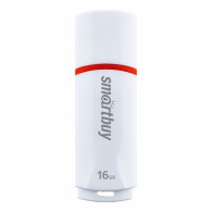 Флэш-диск SmartBuy 16GB USB 2.0 Crown белый