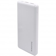 Внешний аккумулятор 10000mAh Borofone BJ24 (in - T,M/out - 2U) белый