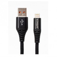 Кабель USB- lightning APPACS AP03156i (5v, 2.4A) 1м