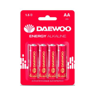 Батарейка Daewoo LR6 ENERGY ALKALINE BL 4/40/960