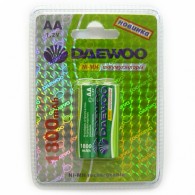 Аккумулятор Daewoo R6 1800 Ni-Mh BL 2/20