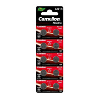 Батарейка Camelion G10 (LR1130, LR54, 389A, 390, 189) BL 10/100