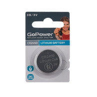 Батарейка GoPower CR 2450 BL 1/40